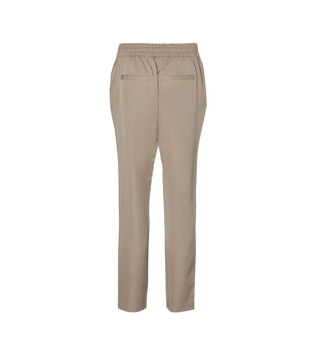 Pantalon fluide beige femme vero moda raya-2