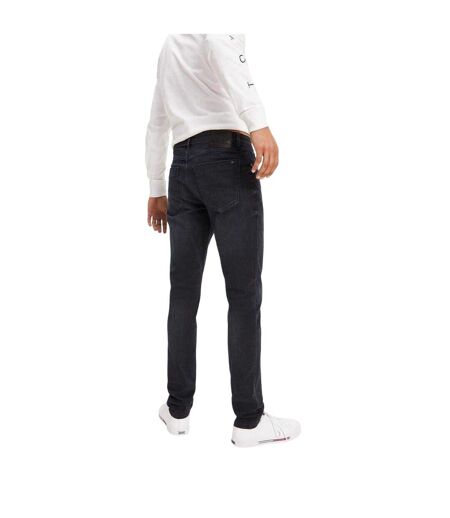 Mens Austin Tapered Leg Slim Jeans Black Tommy Jeans