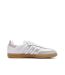 Baskets blanches/argent femme adidas samba og w-2