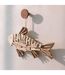 Poisson Déco à Suspendre Bali 52cm Naturel-3