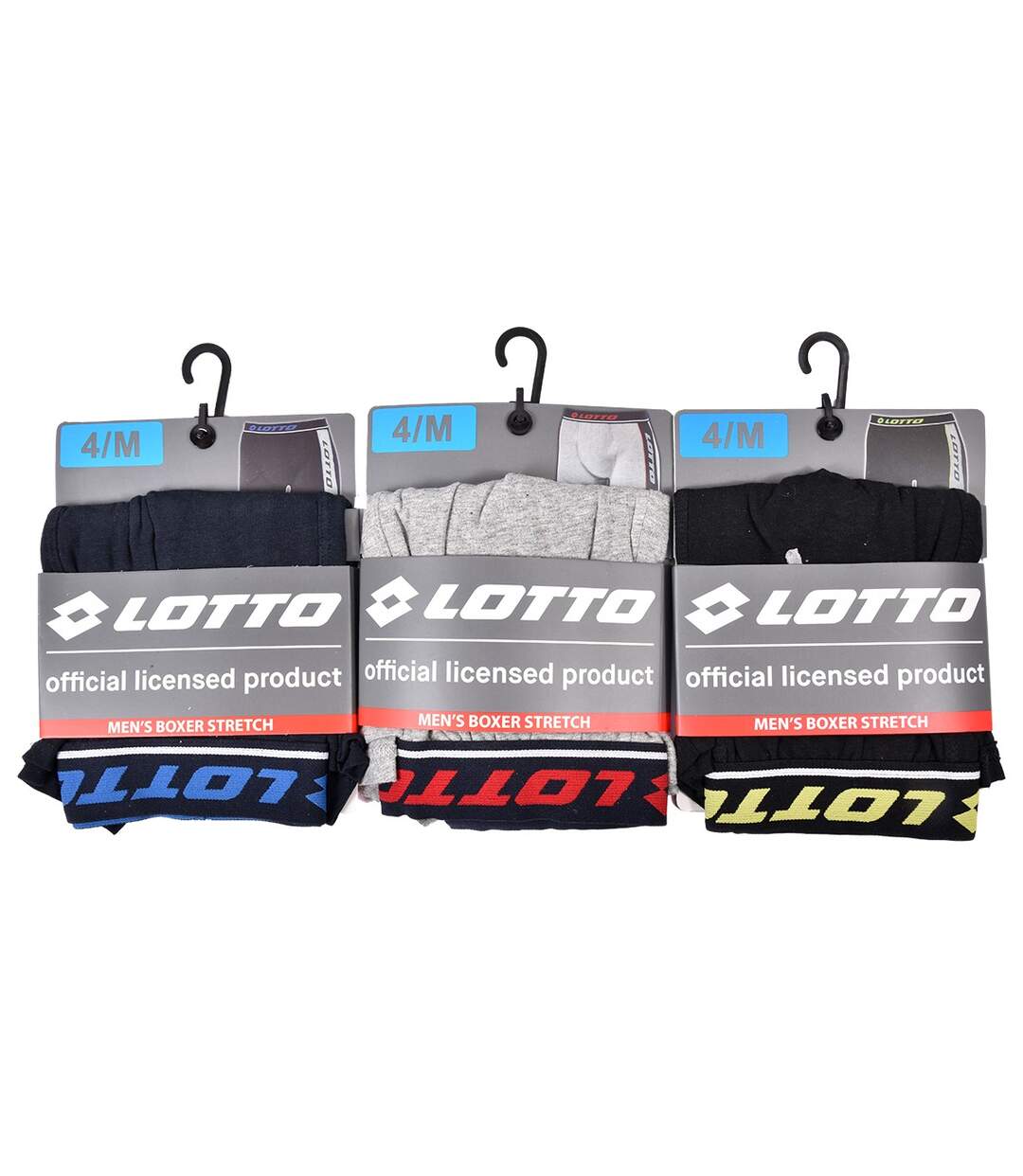 Boxer homme LOTTO Pack de 3 Boxers 0518-4