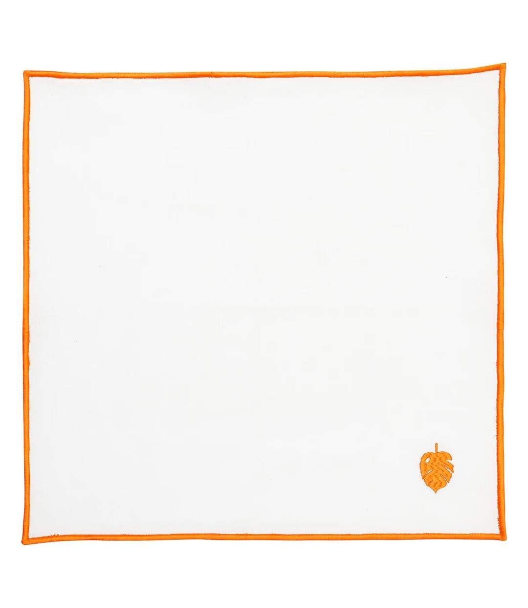 Lot de 4 Serviettes de Table Yucatan 40x40cm Blanc-2