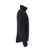Womens/ladies Basic Polar Fleece Jacket Black Clique-4