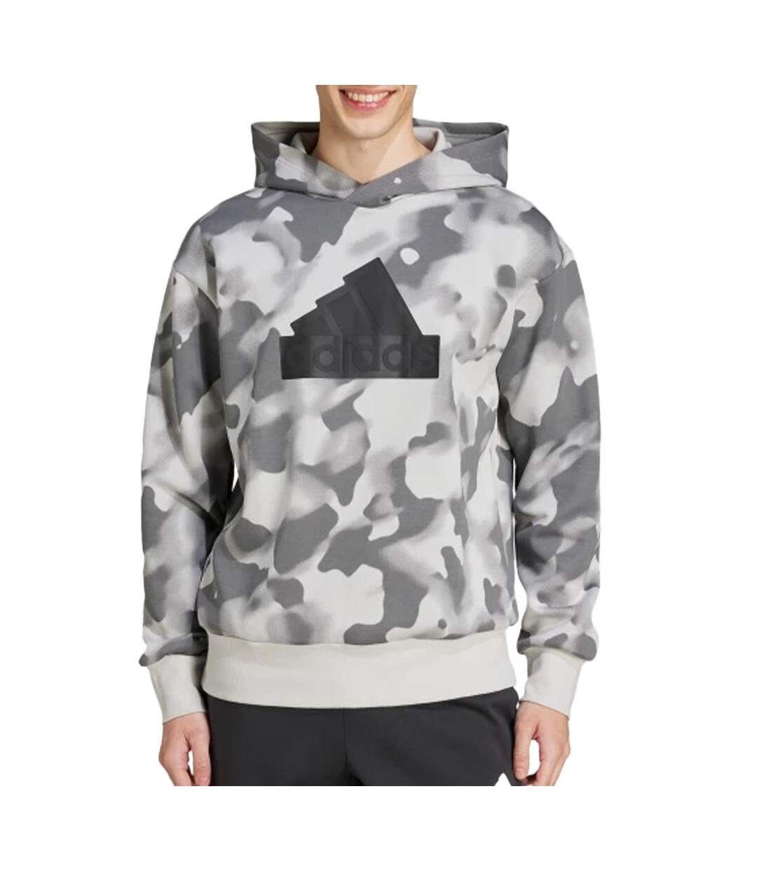 Sweat gris homme adidas iw8603-1