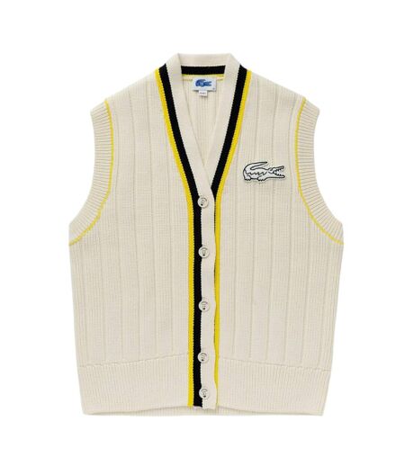 Unisex adult eleven by venus oversized sleeveless cardigan multicoloured Lacoste