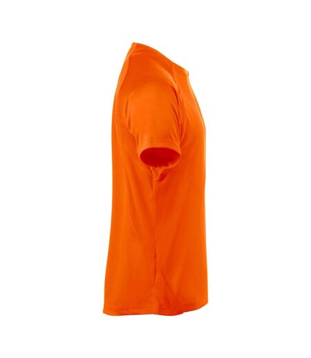 T-shirt Premium Homme Orange Fluo Clique