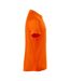 T-shirt Premium Homme Orange Fluo Clique-4