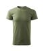 T-shirt Basic Homme Vert Kaki Adler-1