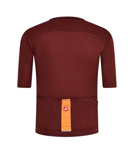 Maillot De Cyclisme Prologo Lite Homme Marron Foncé Castelli