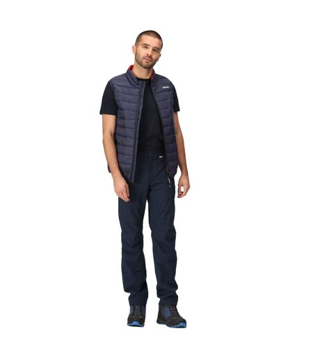 Mens marizion quilted gilet navy/danger red Regatta