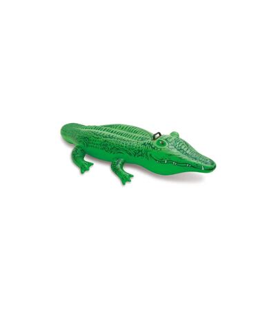 Bouée Gonflable à Chevaucher Crocodile 168cm Vert