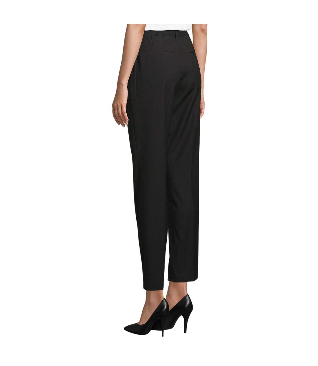 Pantalon De Costume Gabin Femme Noir Sombre NEOBLU-3