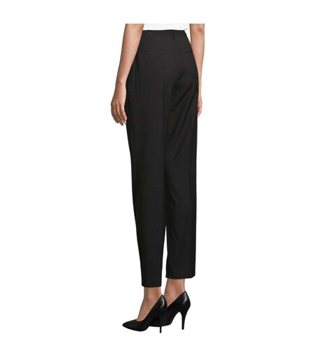 Pantalon De Costume Gabin Femme Noir Sombre NEOBLU
