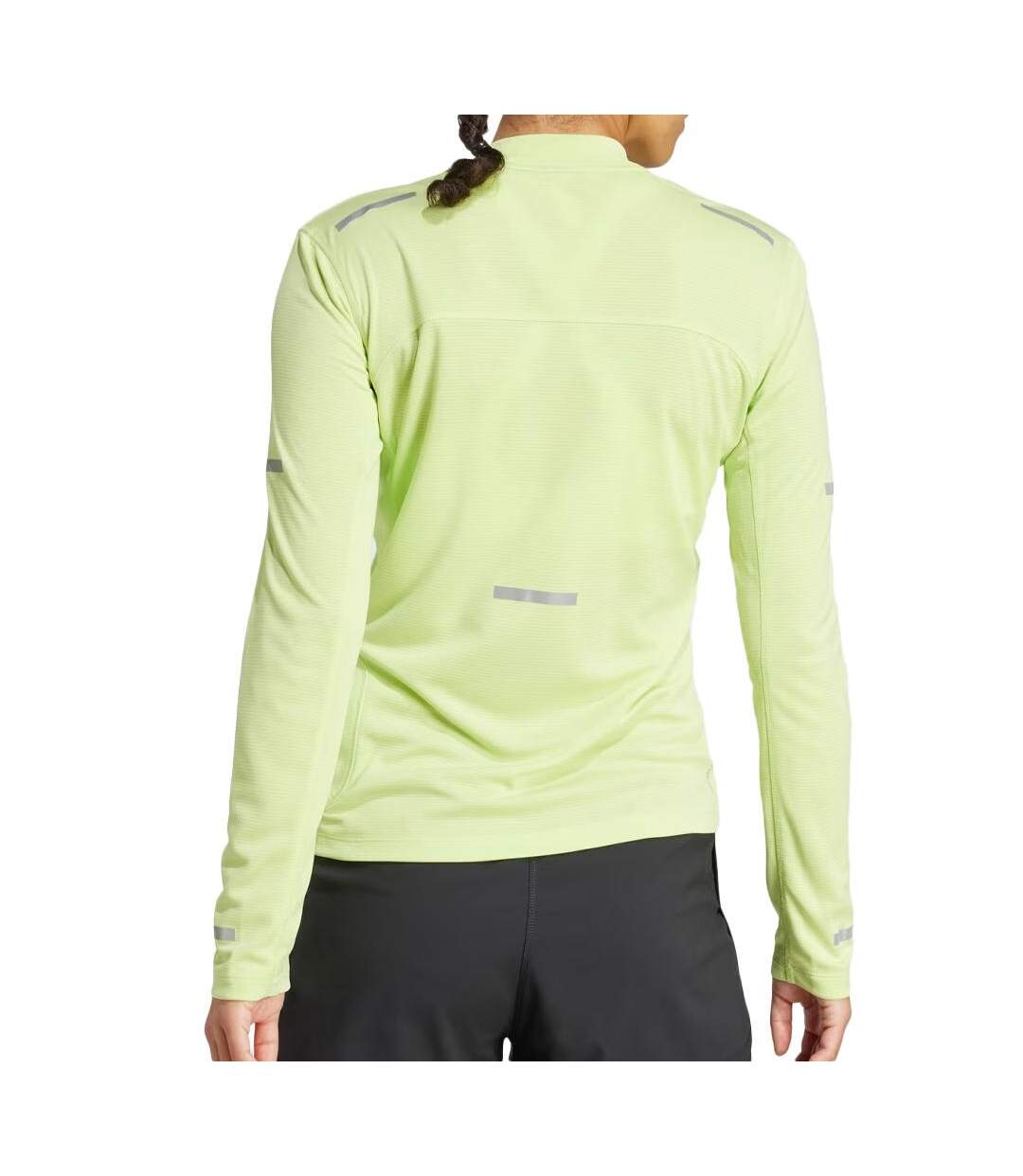 T-shirt running réfléchissant jaune fluo femme adidas ultimate-2