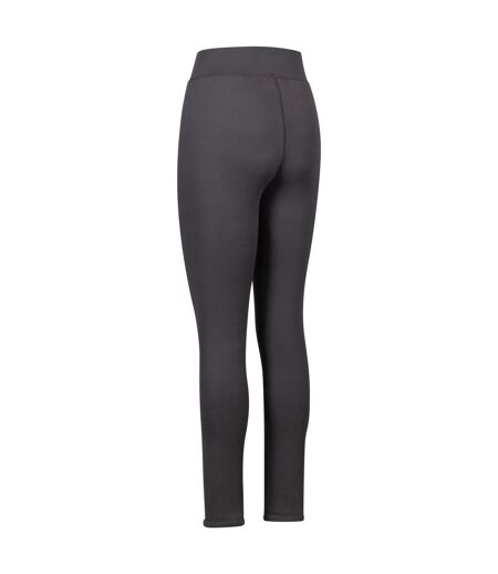 Womens/ladies Fuzzy Sherpa Leggings Dark Grey Trespass