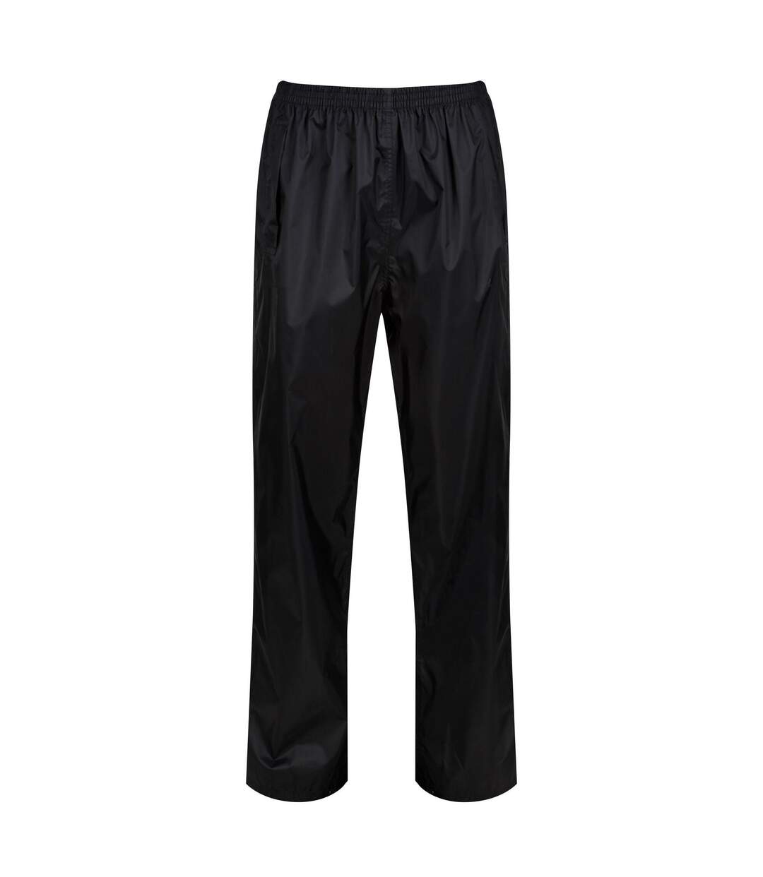 Womens/ladies Packaway Rain Trousers Black Regatta-2