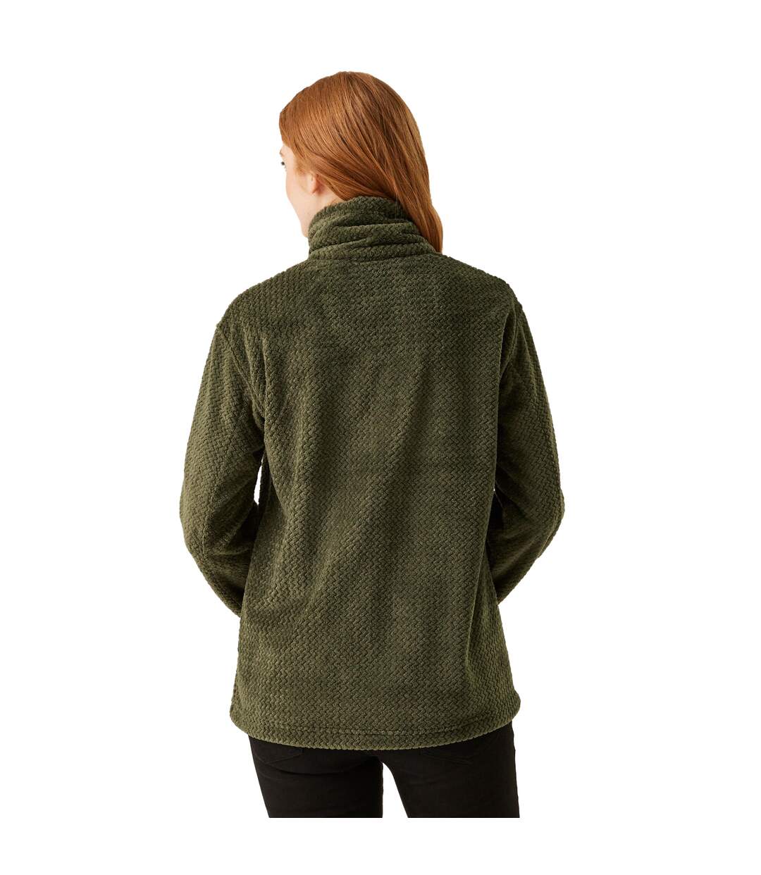 Veste Polaire Heidy Femme Kaki Foncé Regatta-4