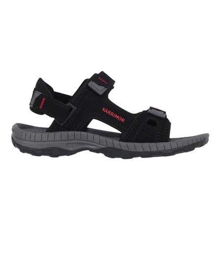 Childrens/kids Antibes Sandals Black Karrimor