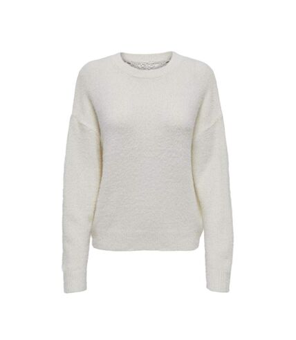 Pull Blanc Femme Only Piumo - L