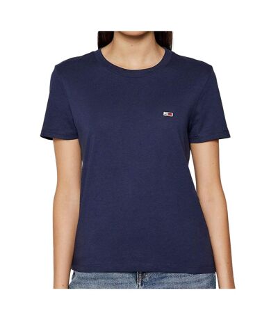 T-shirt Marine Femme Tommy Hilfiger Regular - M