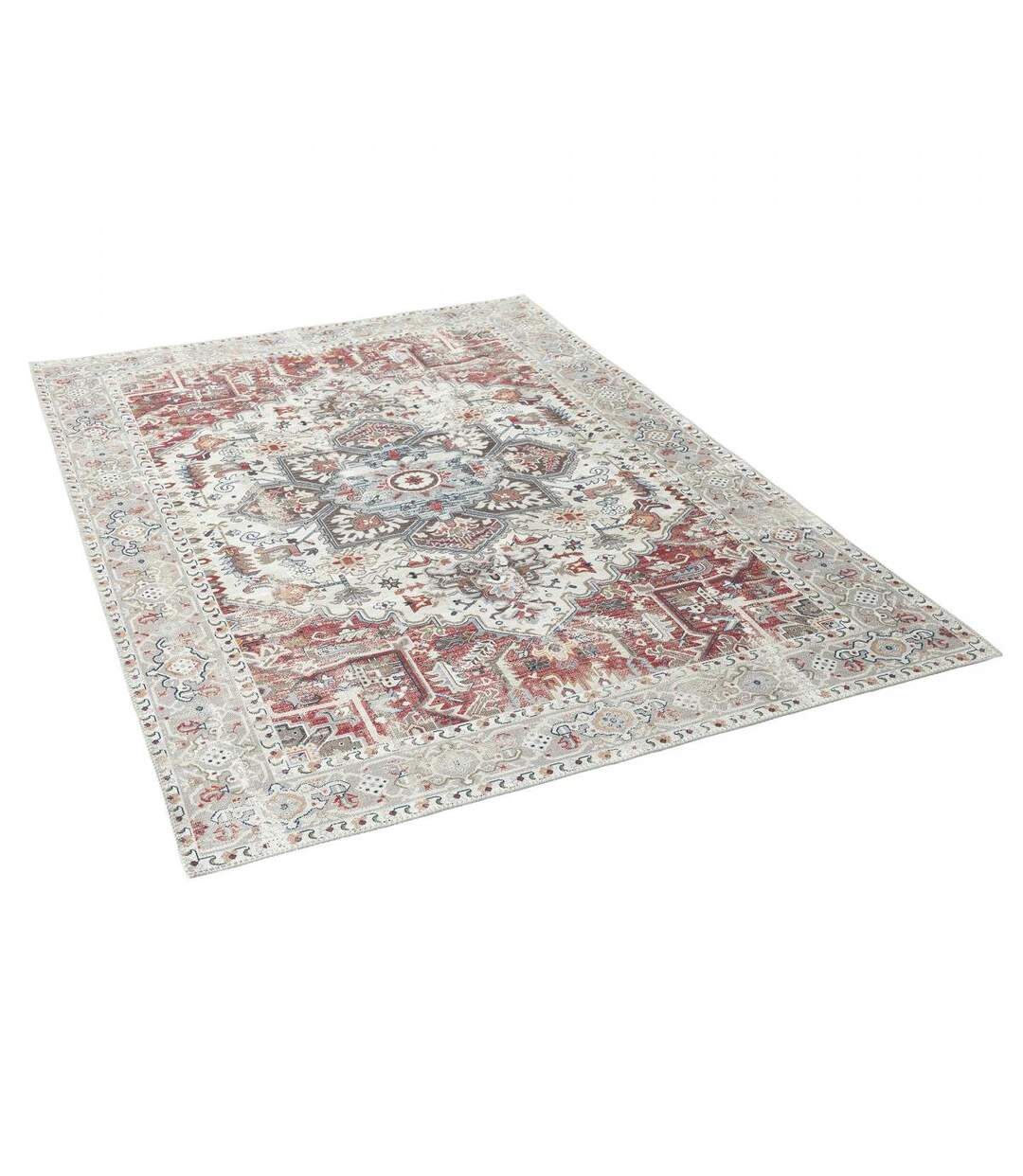 Tapis orient tissé en coton motif classique TAYMA-3