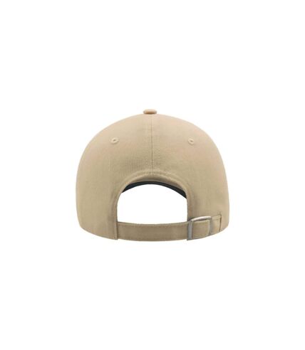 Lot de 2  casquettes en coton épais adulte beige / bleu marine Atlantis