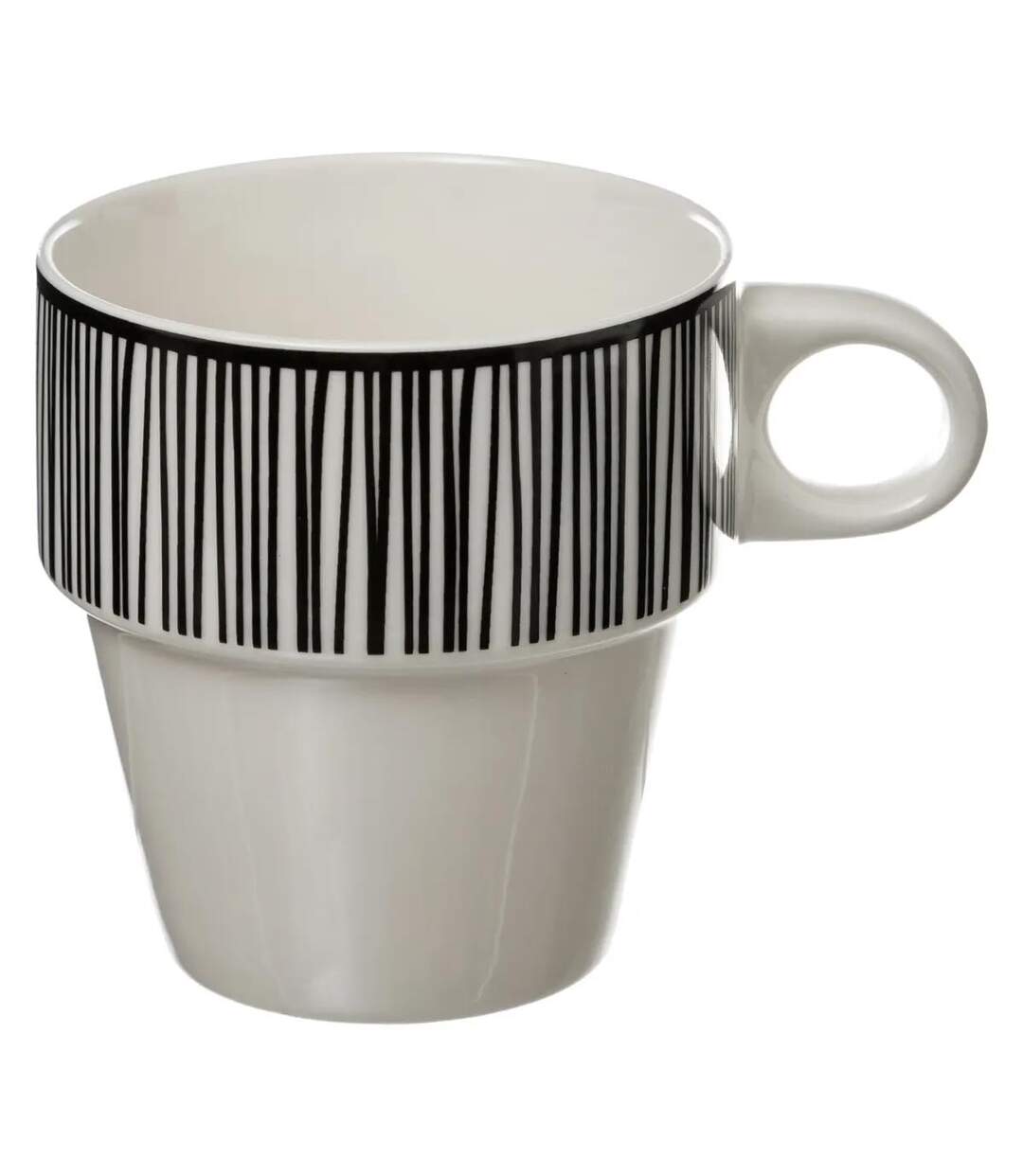 Lot de 4 Mugs sur Rack Bohemia 26cl Blanc-4
