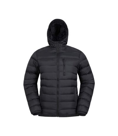 Mens Link Padded Jacket Jet Black Mountain Warehouse