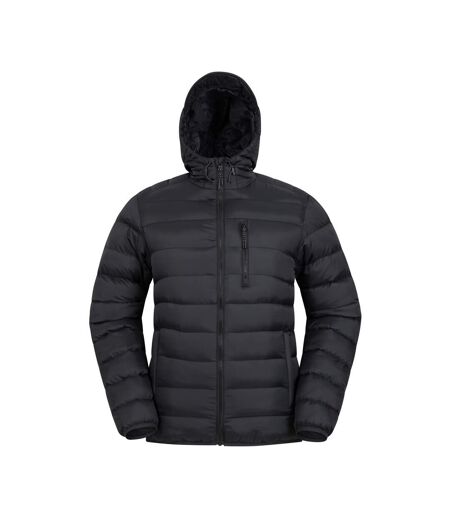 Mens Link Padded Jacket Jet Black Mountain Warehouse