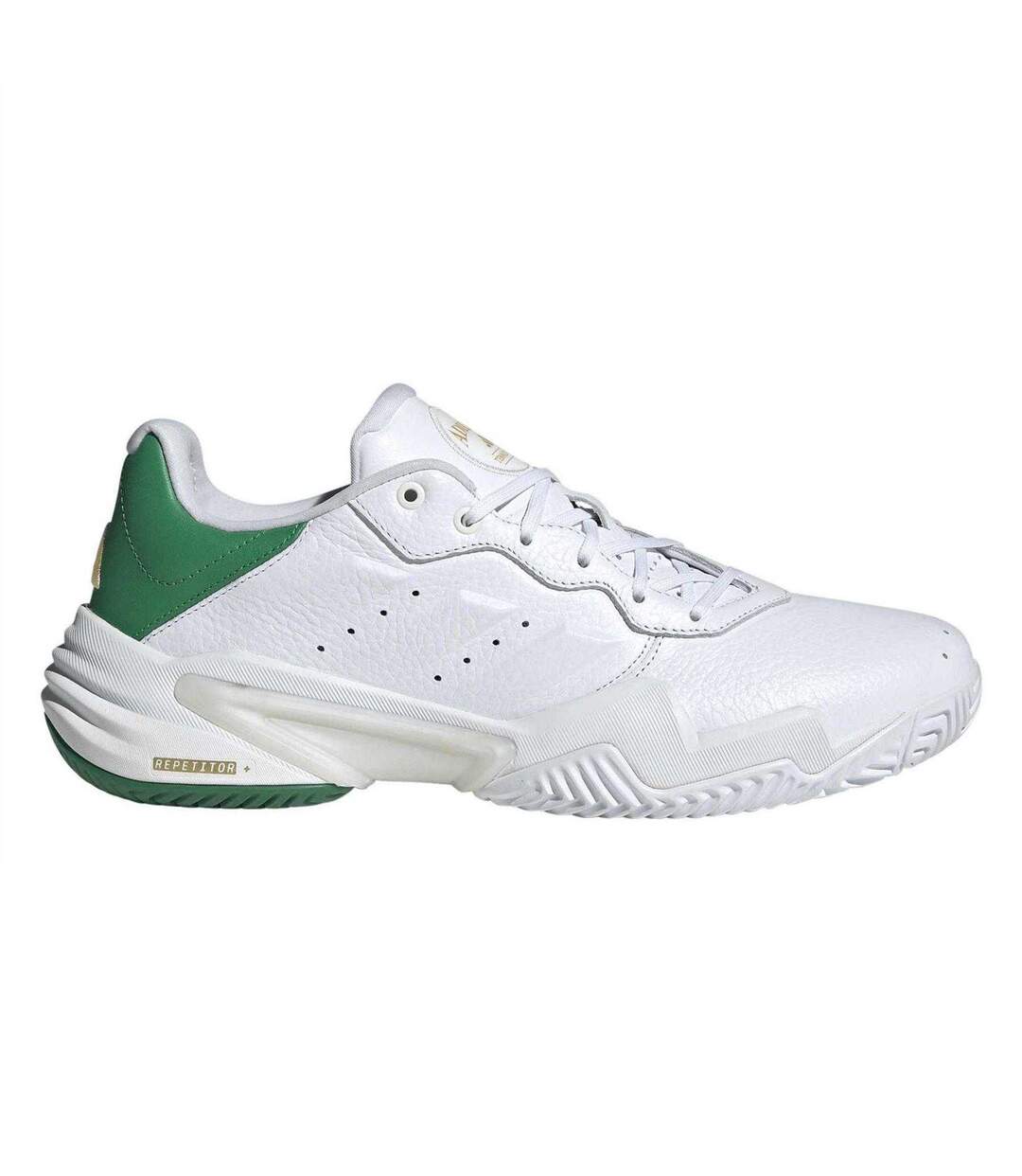 Mens Barricade 13 Lace Up Trainers Gold White Green Adidas-4