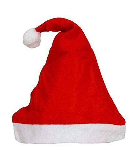 Christmas Shop Unisex Budget Value Santa Hat (Red) - UTRW3384