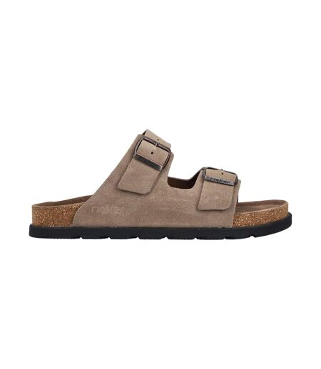 Mules Plate Cuir Rieker Bendigo