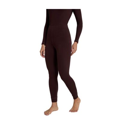 Womens/ladies Blaze Base Layer Bottoms Dark Purple Animal