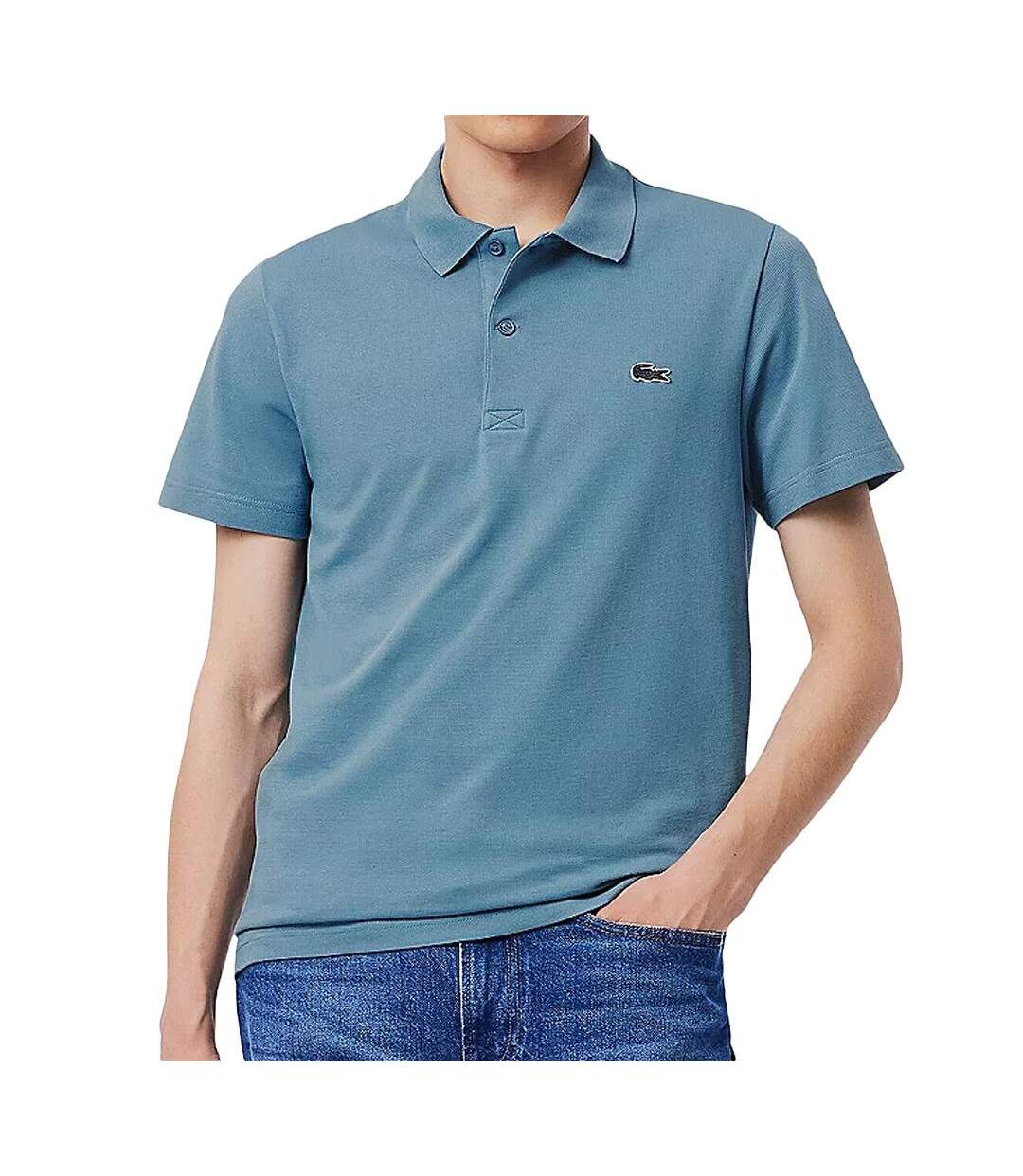 Polo bleu ciel homme lacoste dh5522-1