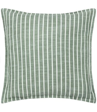 Tala reversible stripe cushion cover 45cm x 45cm eucalyptus Yard