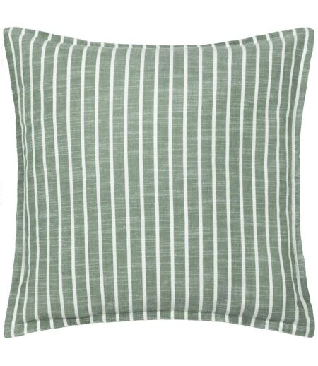 Tala reversible stripe cushion cover 45cm x 45cm eucalyptus Yard