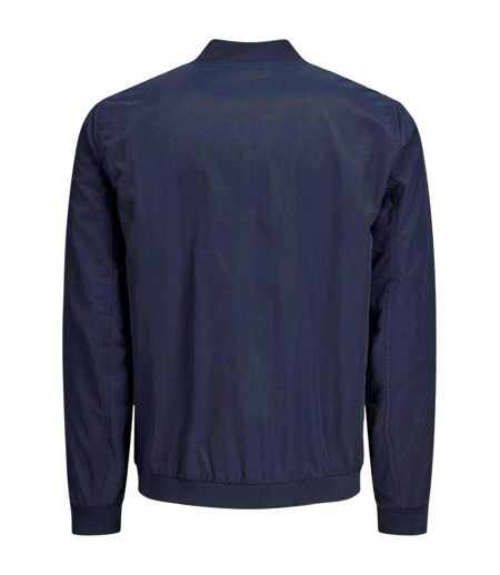 Mens Rush Plus Bomber Jacket Navy Blazer Jack And Jones