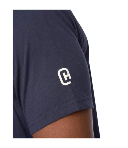 Mens Carrimoore T-shirt Navy Crosshatch