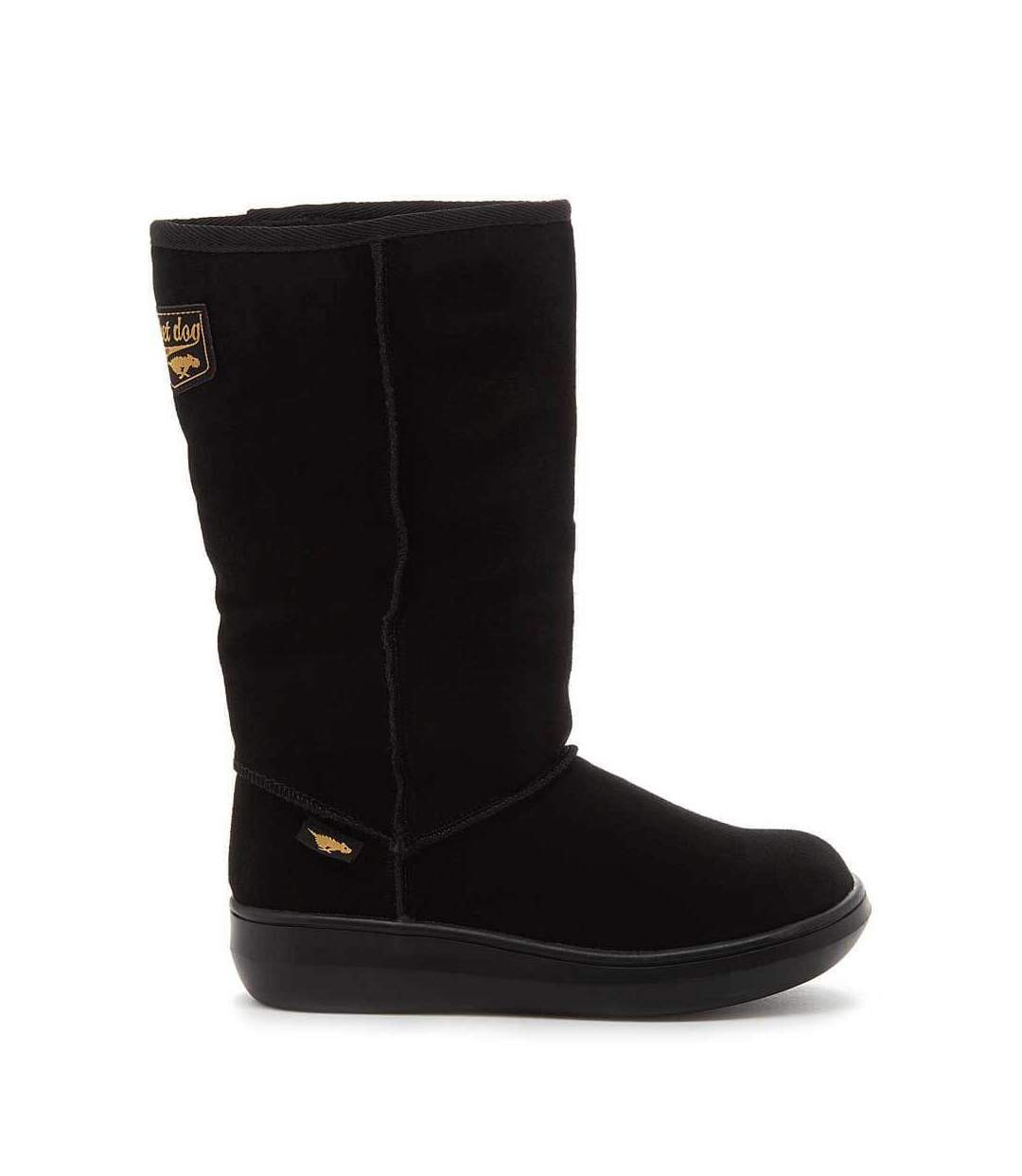 Rocket Dog Sugardaddy Womens/Ladies Leather Pull On Boot (Black) - UTFS6937-1