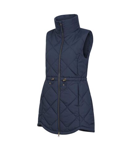 Mountain Warehouse Womens/Ladies Rye Quilted Long Length Vest (Navy) - UTMW2730