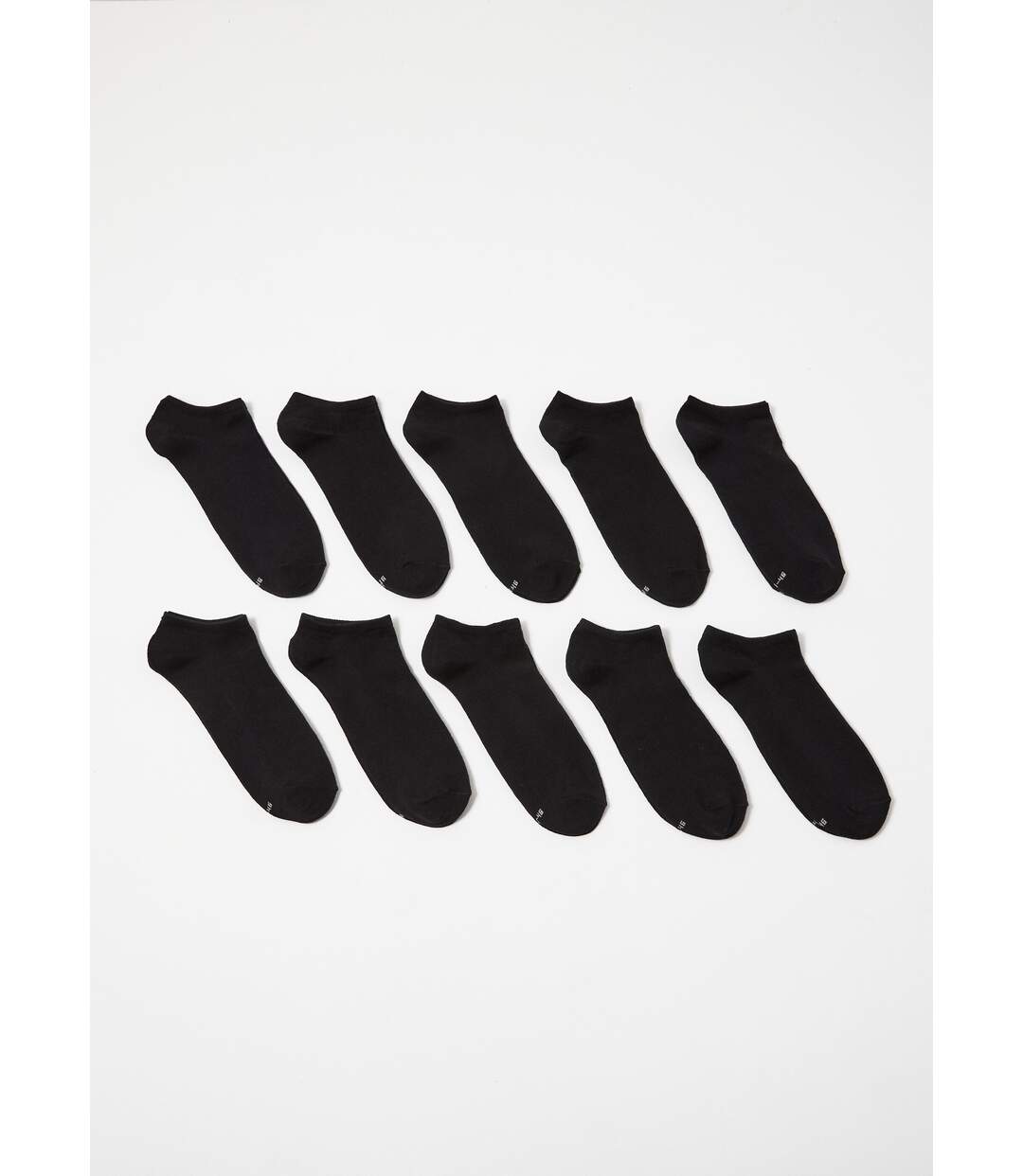 Socquettes unies en coton majoritaire-2
