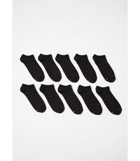 Socquettes unies en coton majoritaire