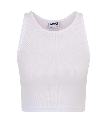 Haut Court Femme Menthe Givrée Blanc Urban Classics