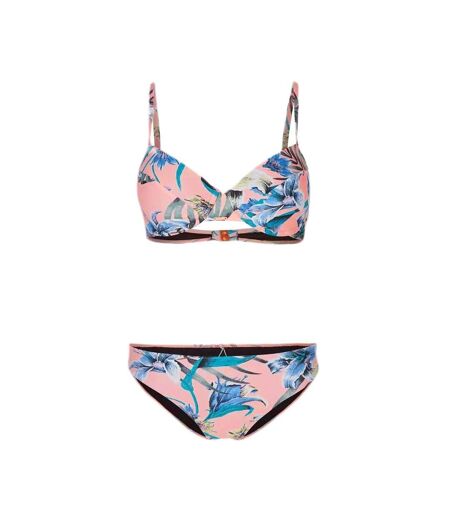 Maillot de bain 2 pieces Rose à Motifs Femme O'Neill Julia - 100C