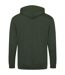 Mens full zip hoodie forest green Awdis