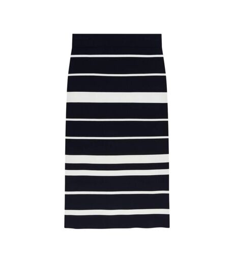 Jupe Droite Motif/style À Rayures Femme Bleu Marine Ted Baker