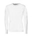 T-shirt à manches longues homme blanc Tee Jays-1