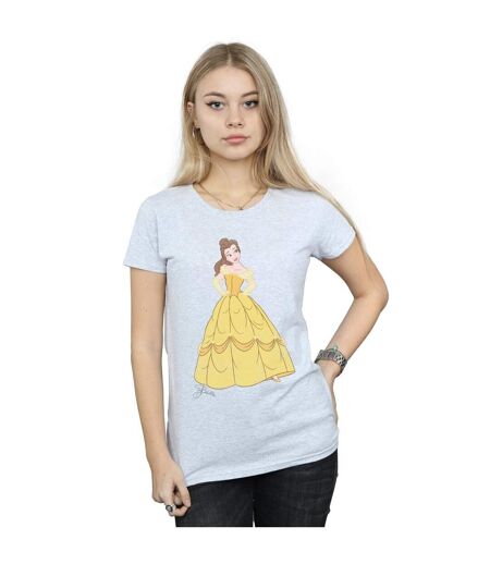 Disney Princess - T-shirt CLASSIC BELLE - Femme (Gris chiné) - UTBI36767