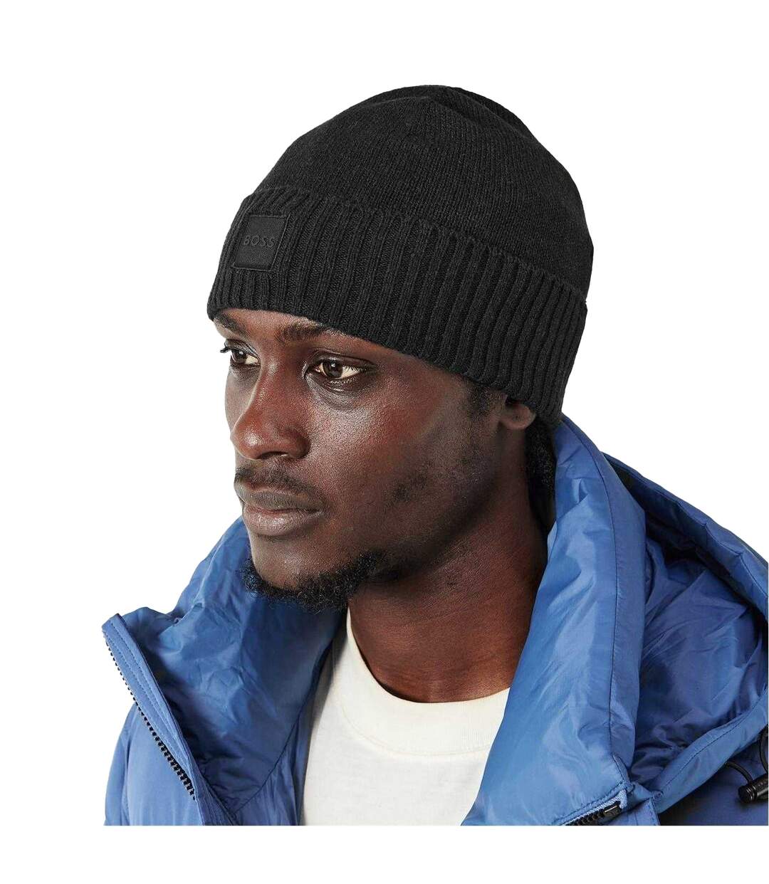 Bonnet Akaio Homme Noir Boss-3