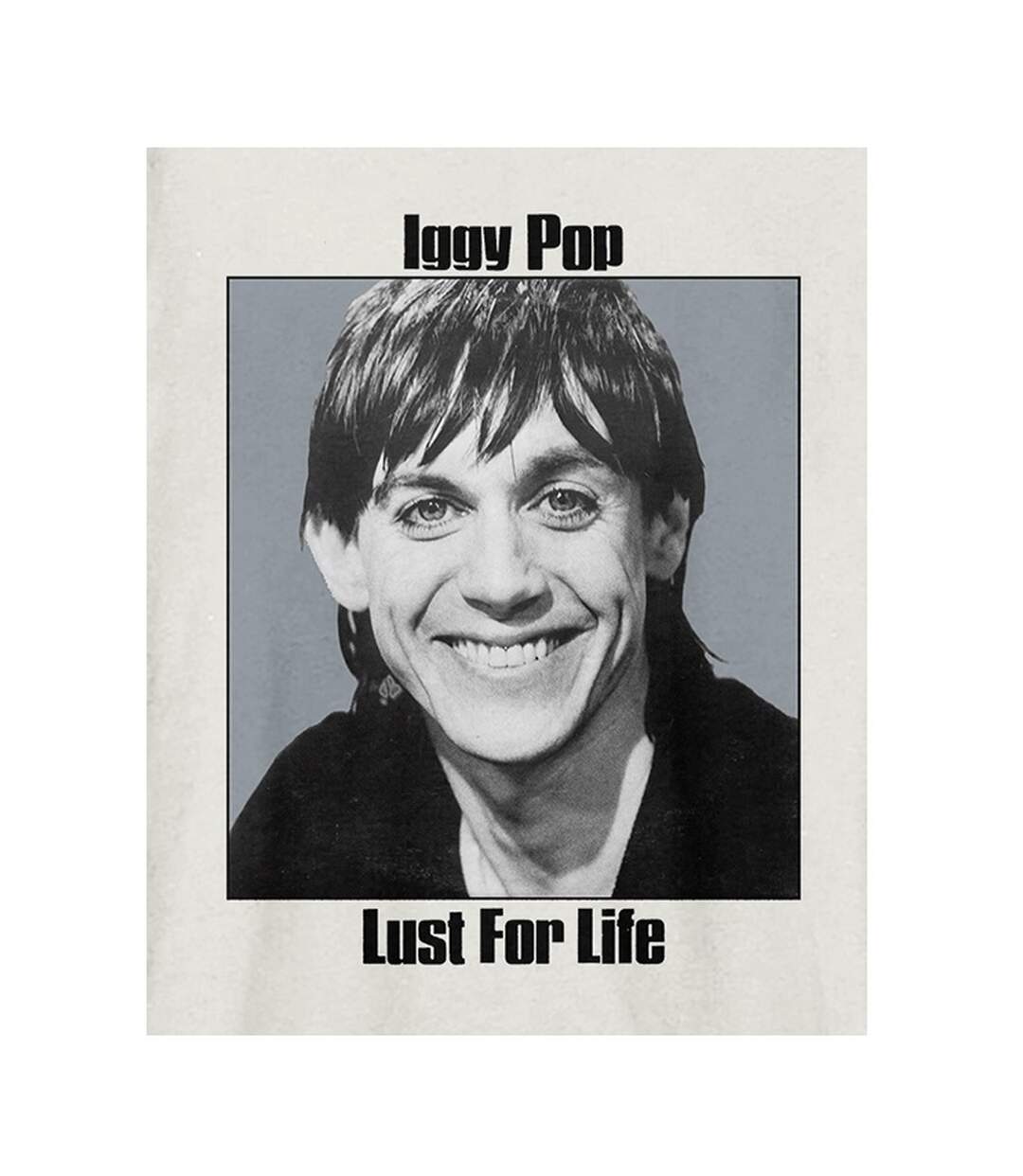 Unisex Adult Lust For Life Iggy Pop T-shirt Vintage White Amplified-2